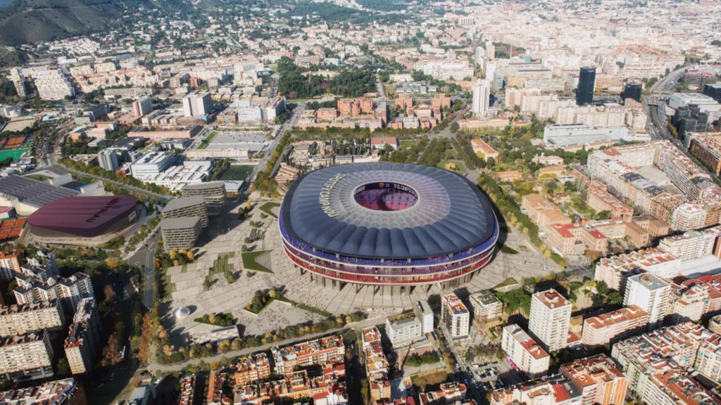 Spanish football stadiums Spotify Camp Nou