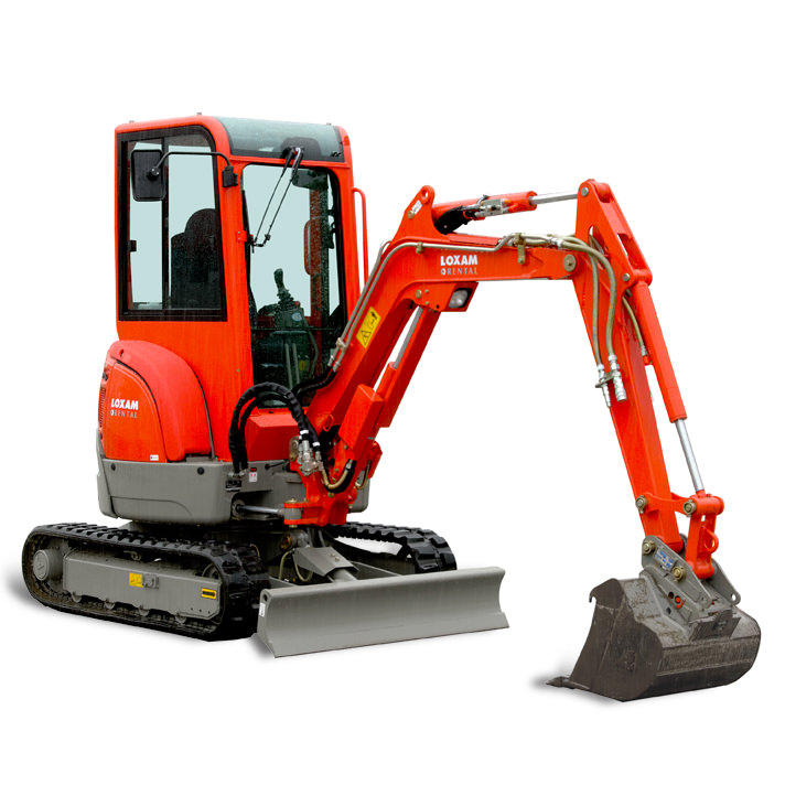 Alquiler De Miniexcavadora 2500kg